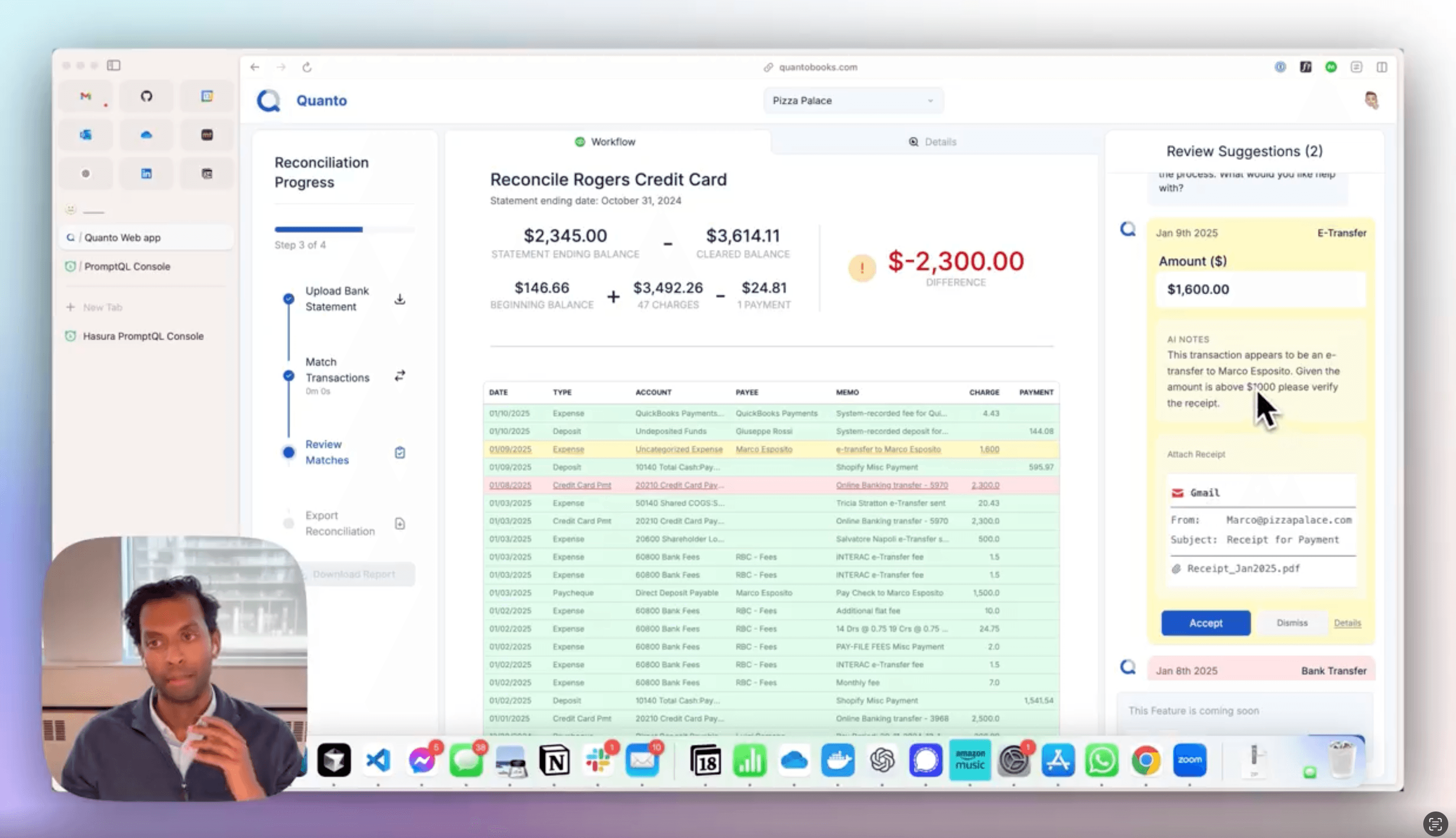 Auto-fetch Receipts from Emails